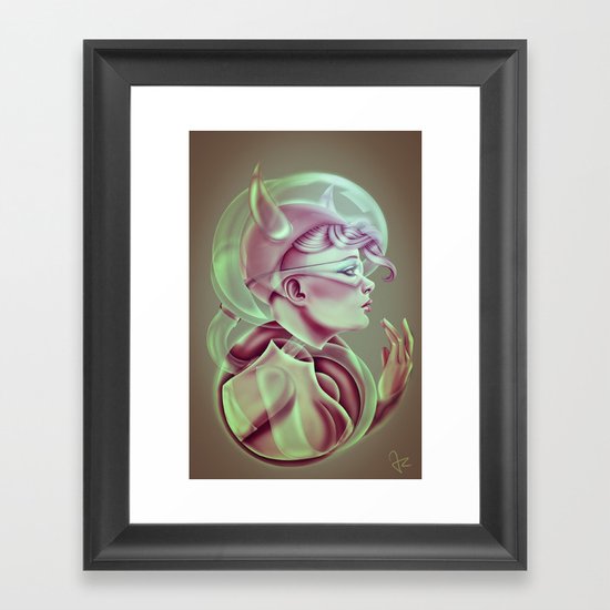 Somewhere Framed Art Print