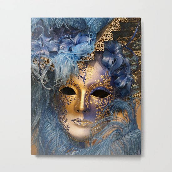 Venetian Mascaraed Metal Print