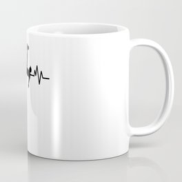 Soccer Heartbeat football team sport football Gift Coffee Mug