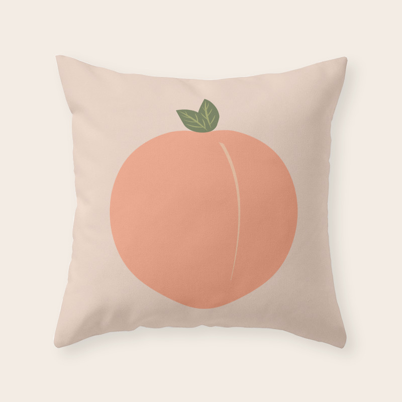 peach decorative pillows