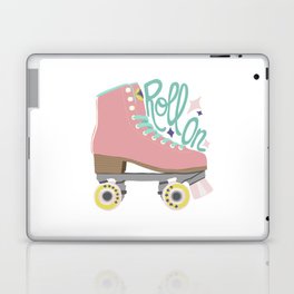 Roll On Retro Roller Skate Laptop & iPad Skin