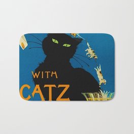 Mix Your Drinks with Catz (Cats) Bitters Aperitif Liquor Vintage Advertising Poster Bath Mat | Posters, Bitters, Italian, Catz, Vermouth, Cats, Graphicdesign, Liquor, Kittens, Poster 