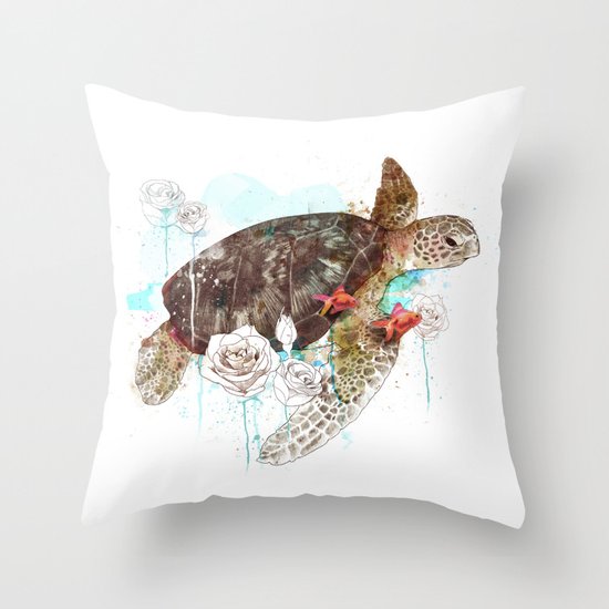 Tortuga Throw Pillow