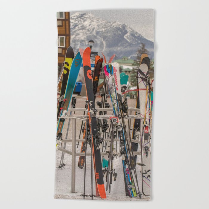 Ski Day Beach Towel