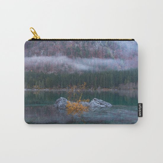 green yellow 3 Carry-All Pouch