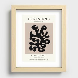 L'ART DU FÉMINISME XII — Feminist Art — Matisse Exhibition Poster Recessed Framed Print
