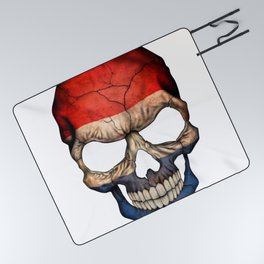 Exclusive Netherlands skull design Picnic Blanket