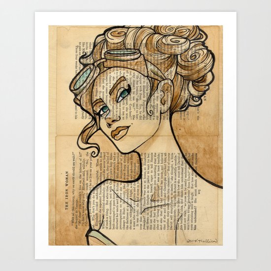 The Iron Woman 5 Art Print