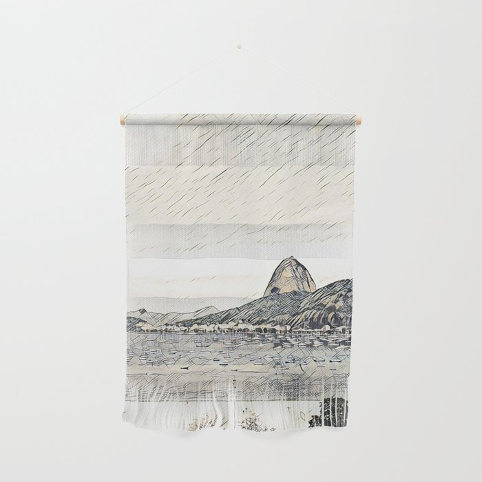 Rio de Janeiro - Pão de Açúcar -  Art Wall Hanging