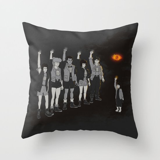 One ring ruins the group Throw Pillow