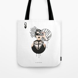 Queen - the vision Tote Bag