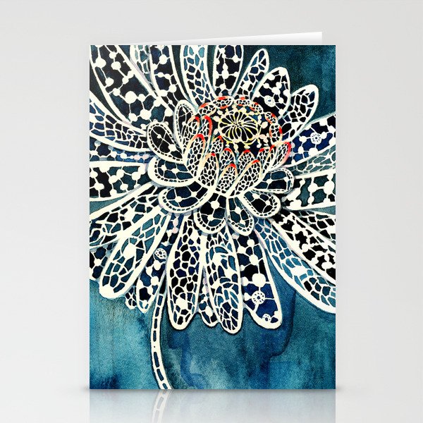Flower Paintings: Lace Flower Stationery Cards