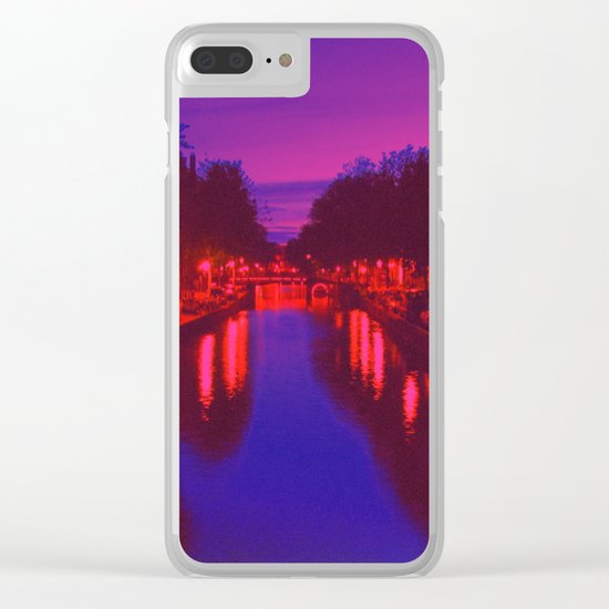 Psychedelic Amsterdam Clear iPhone Case