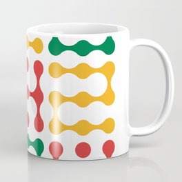 420 Metaballs Typography (Rasta Colours) Coffee Mug