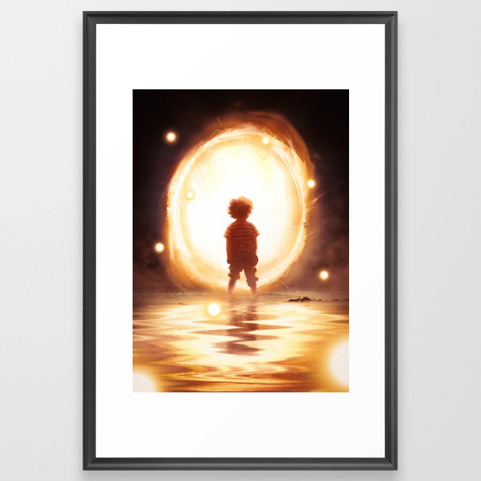 A Child's Portal Framed Art Print