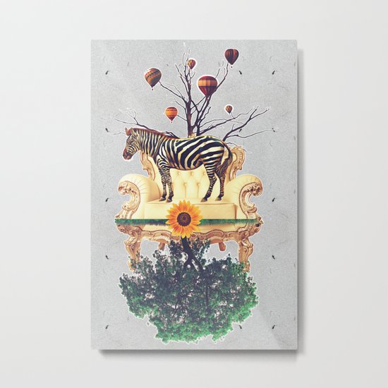 The world upside down. Metal Print
