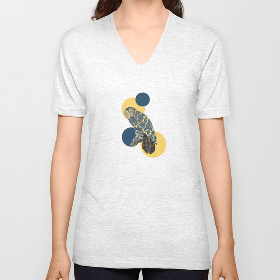 Night Owl Polka Unisex V-Neck