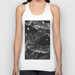 Space Atrium - A Cosmic Collage by NSApparel Unisex Tank Top