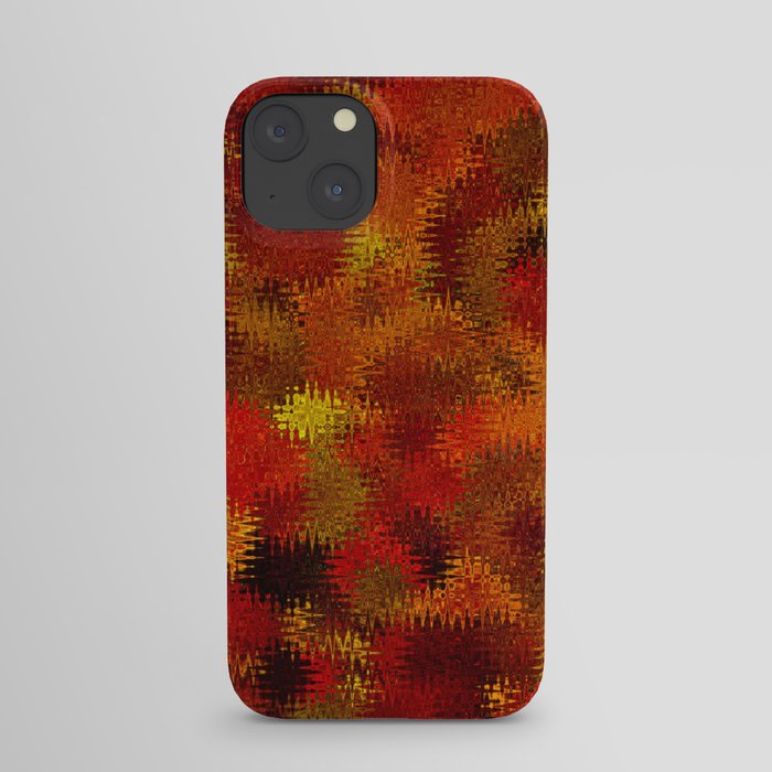 Hot Red Distortion iPhone Case