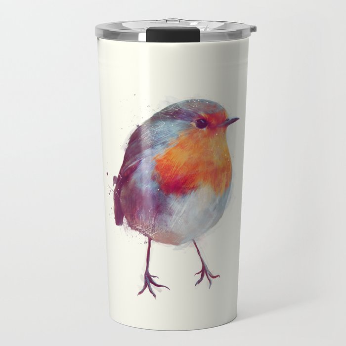 Winter Robin Travel Mug