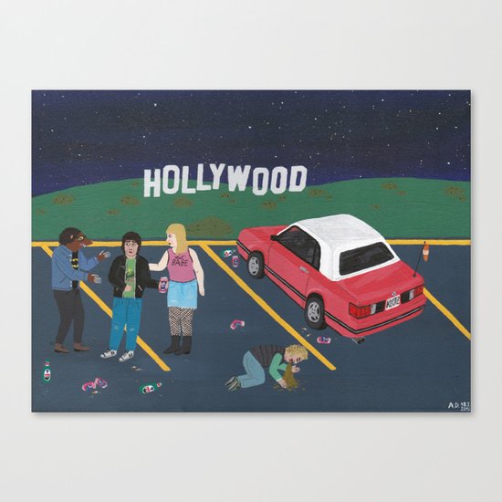 Lovers Lane Canvas Print