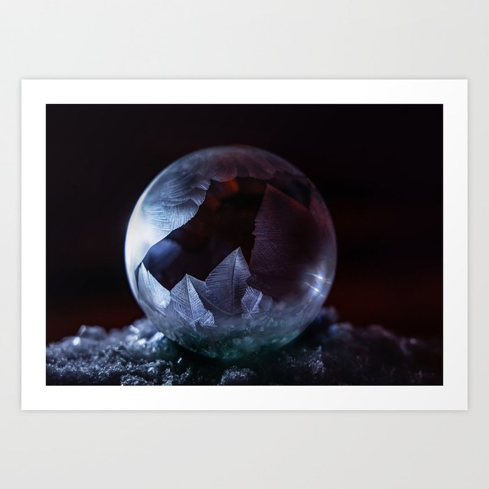 Winter Bubbles VIII Art Print