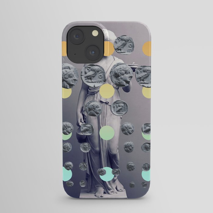 Statue With A Dot Gradient 1 iPhone Case