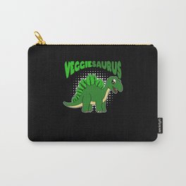 Veggiesaurus Proud Vegan Vegetarian Dinosaur Carry-All Pouch