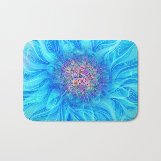 Fractal Flower 2 Bath Mat