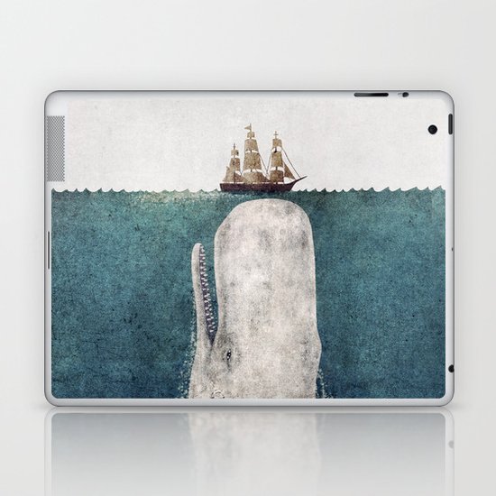 The Whale - vintage Laptop & iPad Skin
