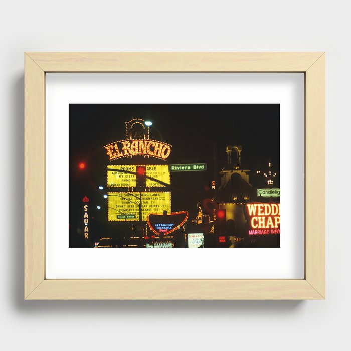 Las Vegas 1984 #13 Recessed Framed Print