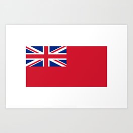 RED ENSIGN FLAG. Art Print