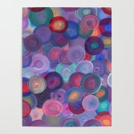 Bag of Marbles - Circle Abstract Poster