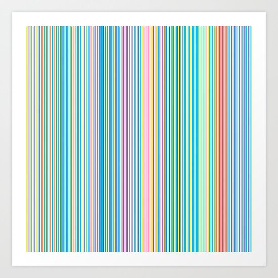 STRIPES16 Art Print