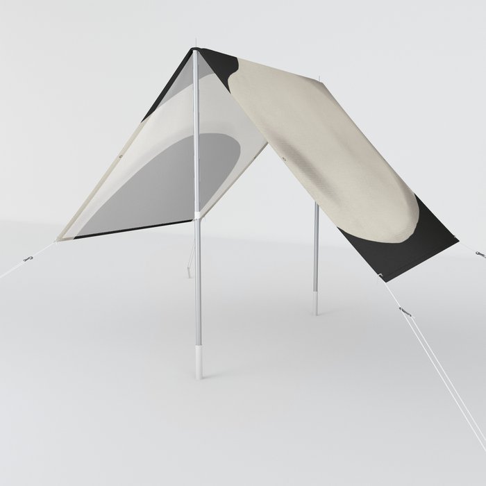 White tooth sculpture abstract Sun Shade