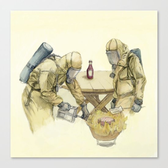 Barbecue Canvas Print