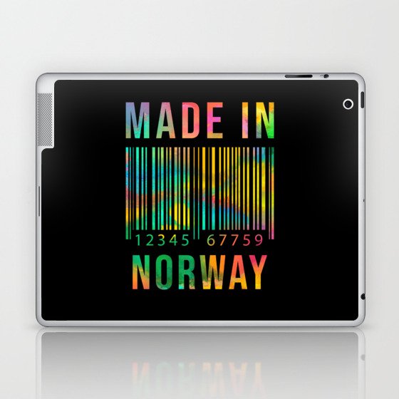 Norway Born Made In Norway Laptop & iPad Skin