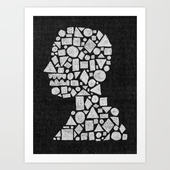 Untitled Silhouette in Reverse. Art Print