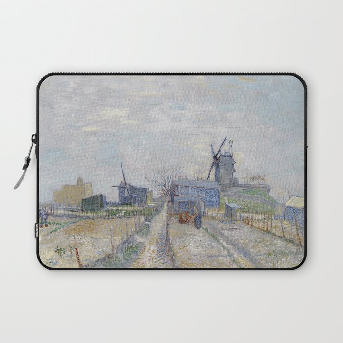 Montmartre - Windmills and Allotments by Vincent van Gogh Laptop Sleeve