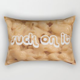 Suck on it (Macaroni & Cheese Edition) Rectangular Pillow