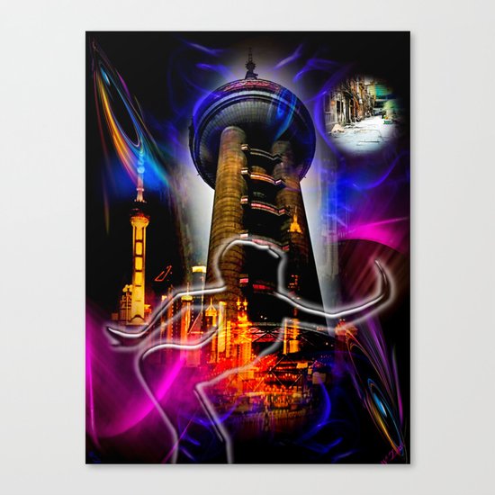 Asia World 20 Canvas Print