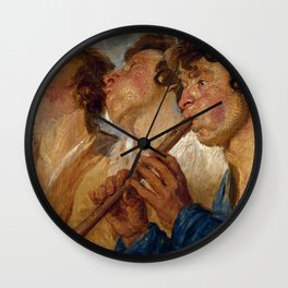 Jacob Jordaens "Three Musicians" Wall Clock | Painting, Duch, Musician, Musicians, Jordaens, Jacobjordaens, Threemusicians, Music, Goldenage 