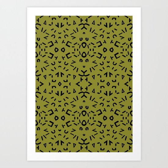 Alphabet Art Print