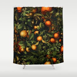 Vintage Fruit Pattern XX Shower Curtain