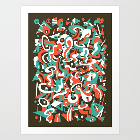 Schema 8 Art Print