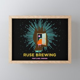 RUSE BREWING - THOUGHT FREQUENCY Framed Mini Art Print