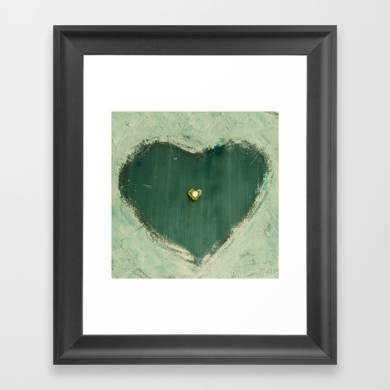 Heart Framed Art Print