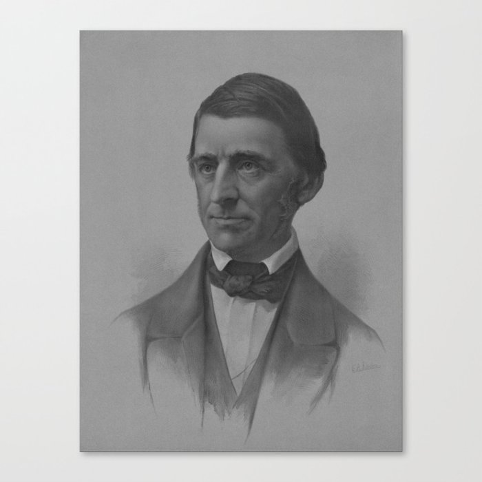 Ralph Waldo Emerson Portrait Canvas Print