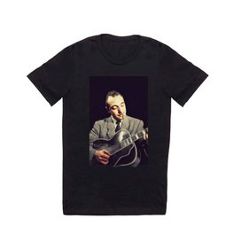 Django Renhardt, Music Legend T Shirt | Music, Celebrity, Pop, Reinhardt, Saxophone, Classic, Roll, Famous, Singer, Guitar 