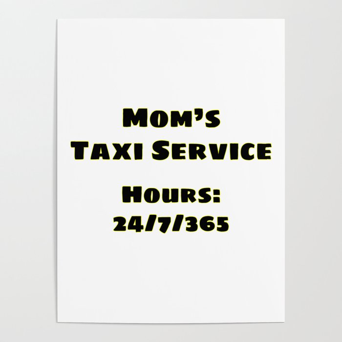 Mom's Taxi Poster